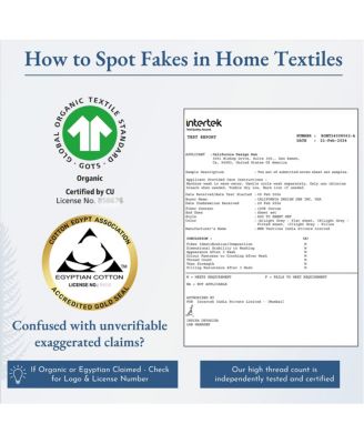 Luxury 800 Thread Count 2 Standard Pillowcases, 100% Cotton Sateen, Soft, Smooth & Thick, Fits Standard & Queen Size Pillows