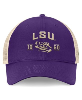 Men's Purple LSU Tigers Heritage Waylon Trucker Adjustable Hat