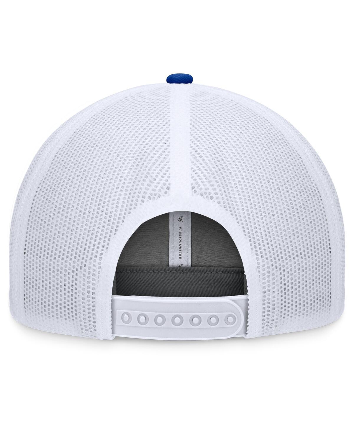 Top Of The World Men's Gray/royal Air Force Falcons Rob Trucker Adjustable Hat In Gray,royal
