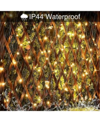 Christmas String Lights 82Ft 200 LED Lights 8 Modes Warm White