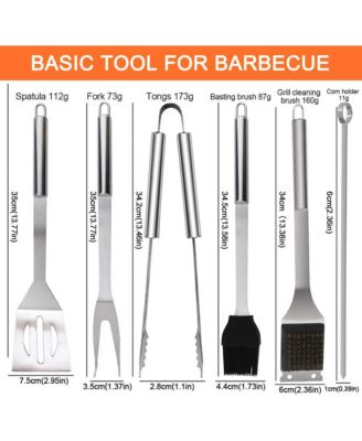 BBQ Grill Accessories Kit 21pcs