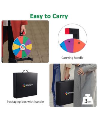 12" Spinning Wheel Math Game Kids Teaching Aid Elementary School Home