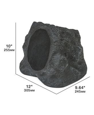 Rock Speaker Connect Bluetooth Outdoor Speaker with Solar Charging - Each