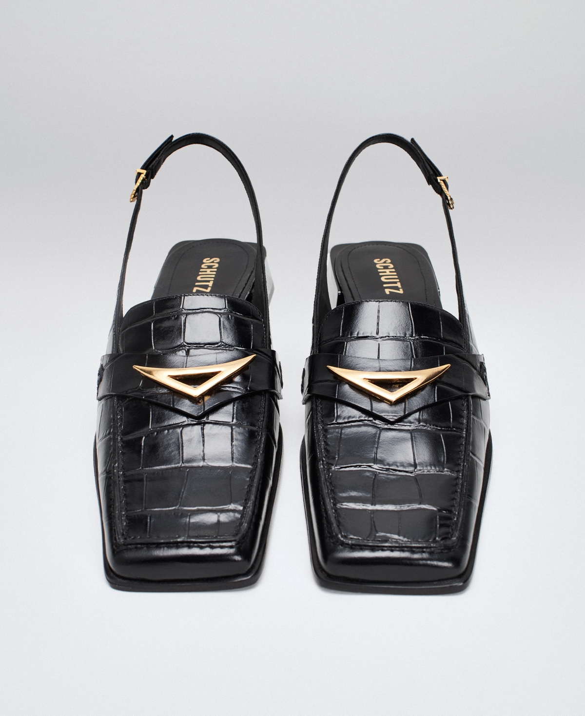 Schutz Women's Arizona Slingback Low Block Pumps