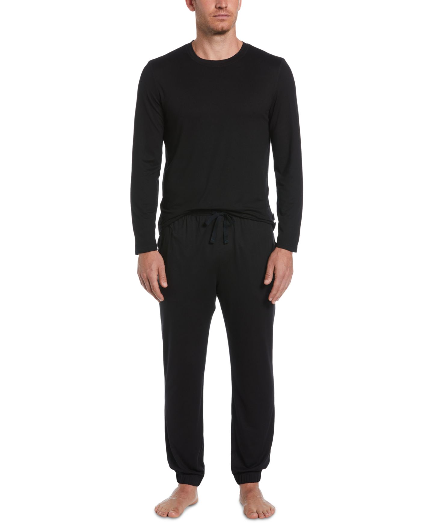 Свитшоты Touch для мужчин, круглый вырез — Perry Ellis Portfolio, цвет: Чёрный — фото 2