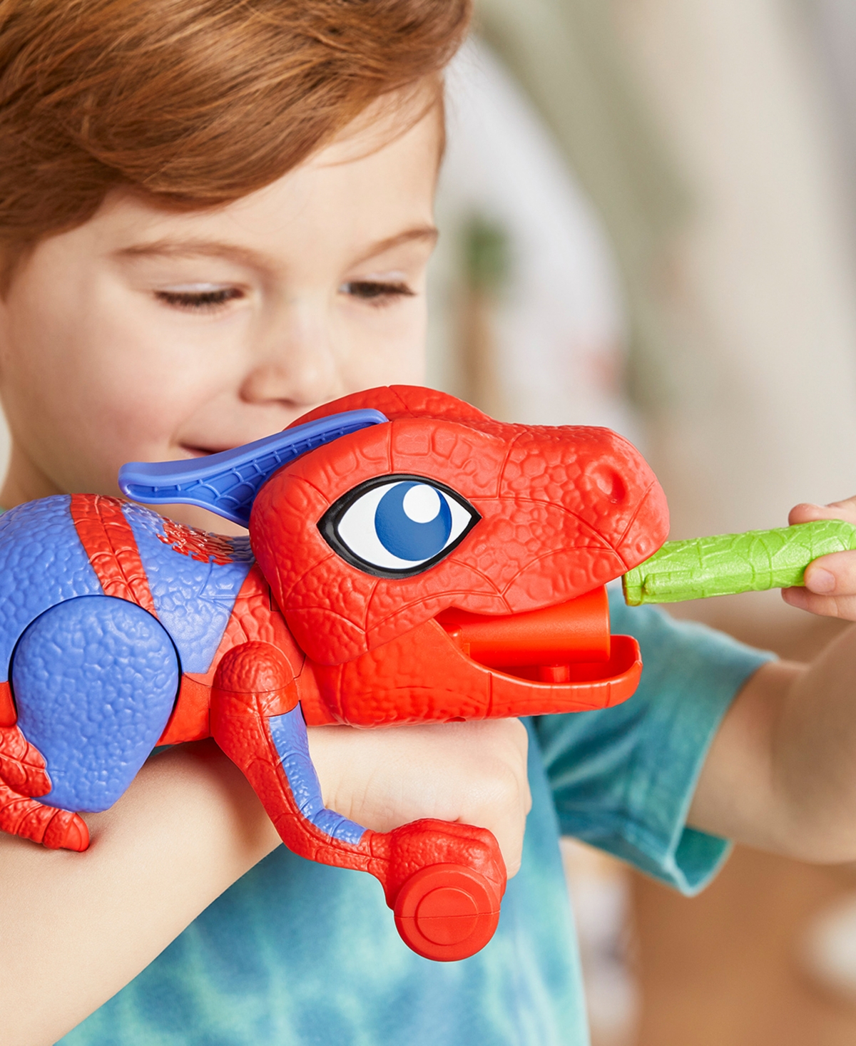 Spidey And His Amazing Friends Dino-webs Nerf Spidey-rex Web Launcher In Multi-color