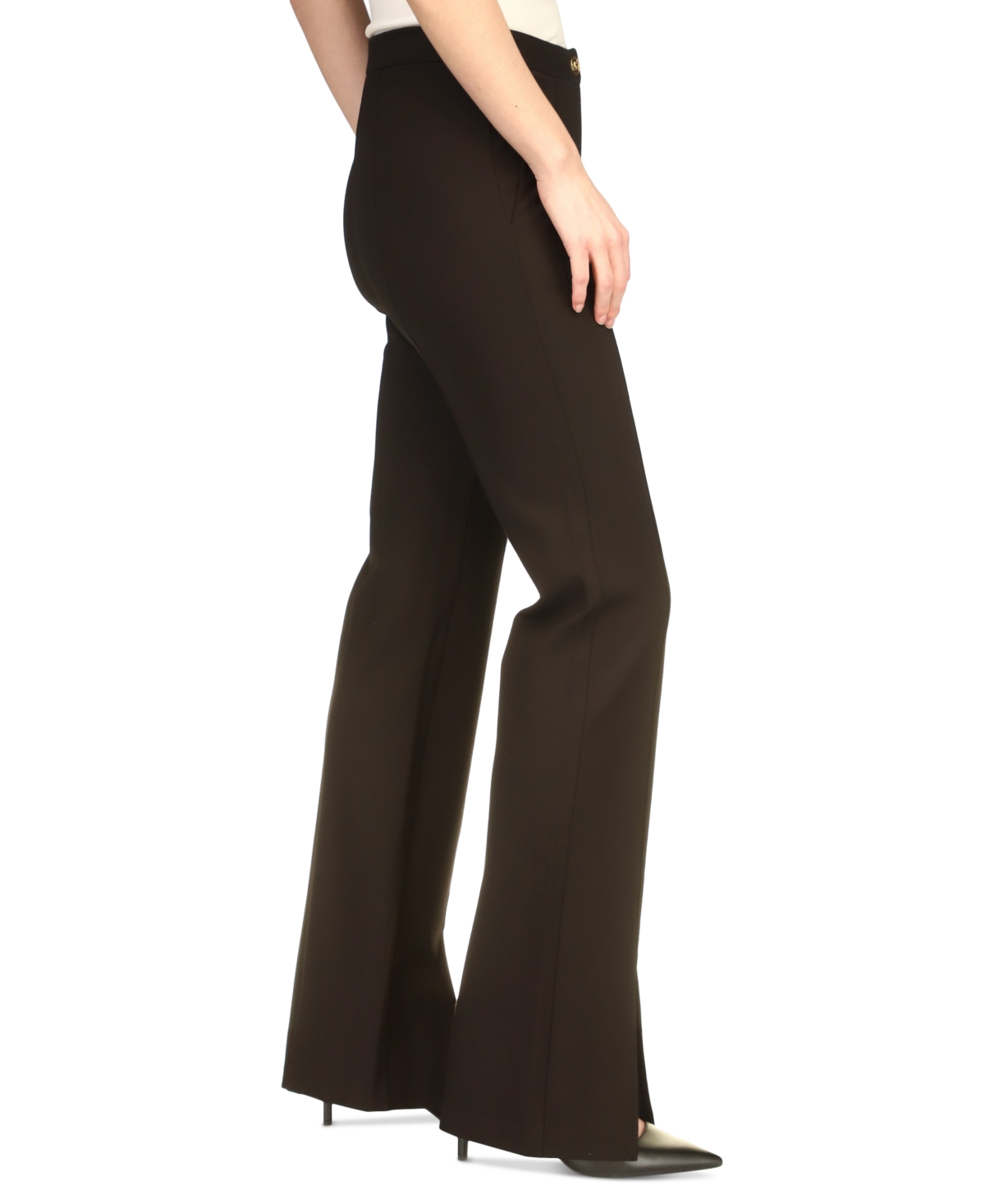 Michael Kors Women's High-Rise Split-Front Pants