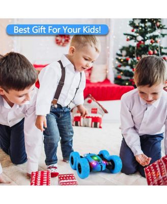 Remote Control Car Race Stunt Toy Double Sided 360° Rotating Rechargeable