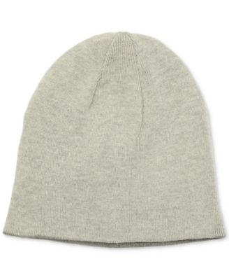 Men's Jacquard Stripe Logo Beanie