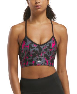 Reebok - Women's ID Training Printed Cut-Out Bra