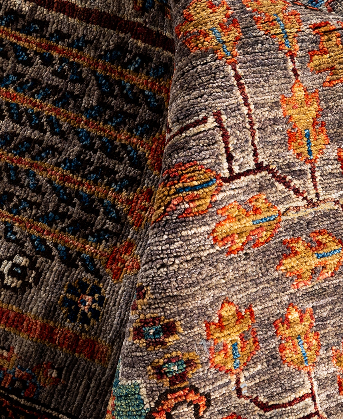 Adorn Hand Woven Rugs Serapi M1993 8'2"x9'9" Area Rug In Brown