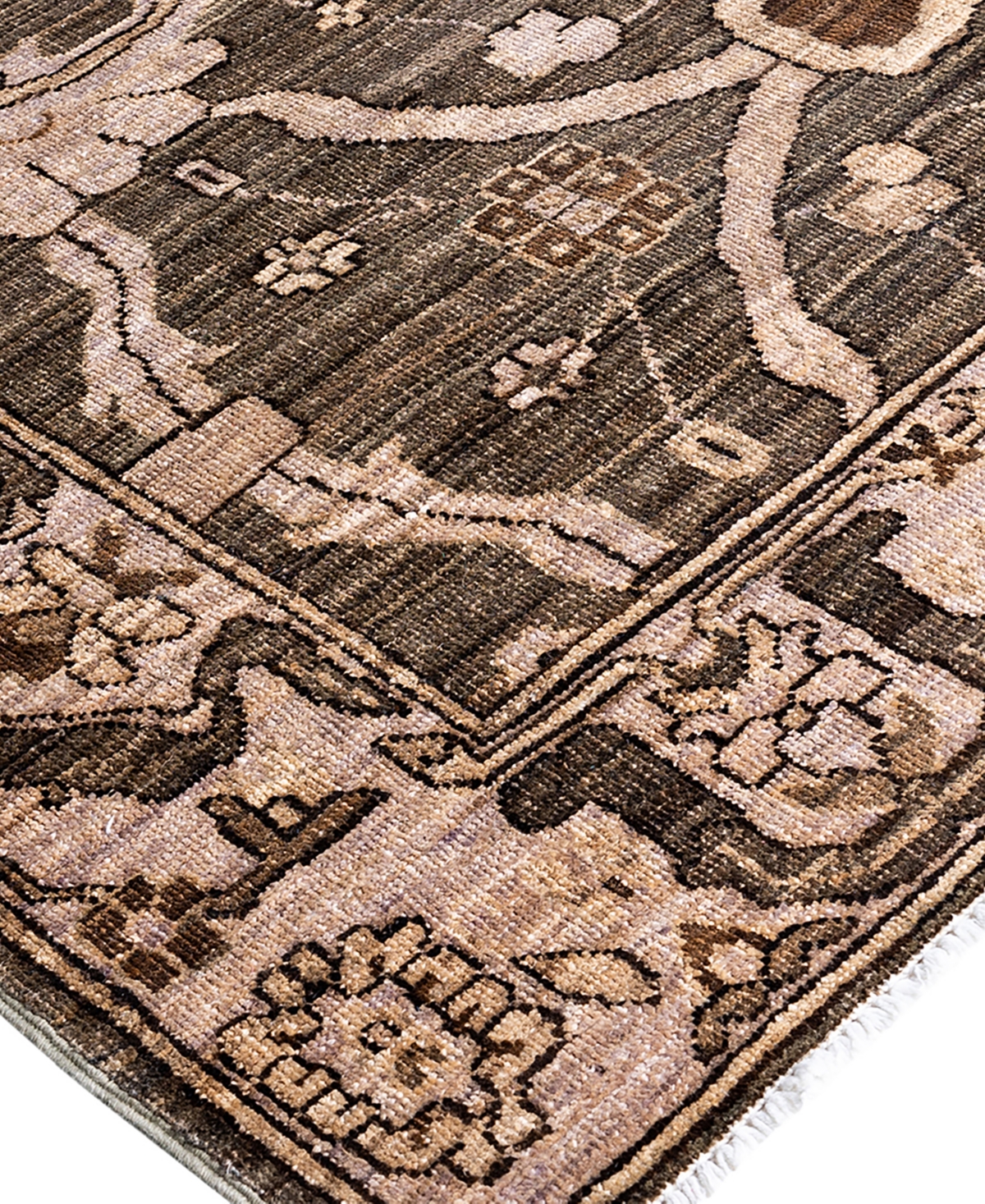 Adorn Hand Woven Rugs Serapi M1993 8'2"x9'8" Area Rug In Brown