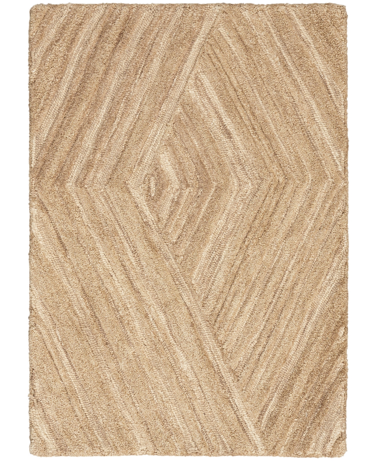 Nourison Home Graceful Gru03 5'3"x7'3" Area Rug In Taupe