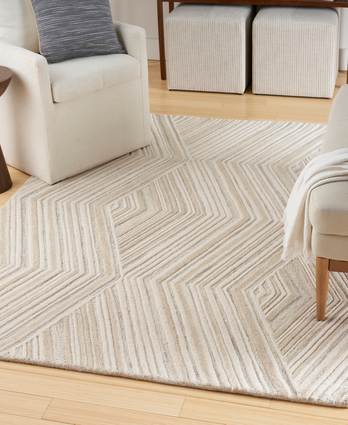 Nourison Home Graceful GRU03 5'3"x7'3" Area Rug