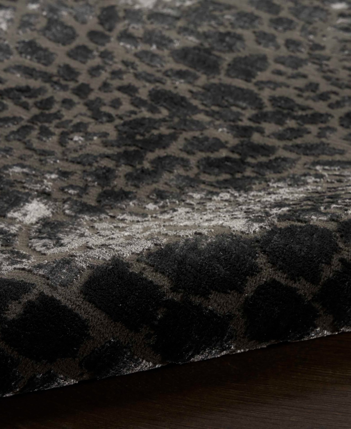 Nourison Home Desire Dsr08 2'3"x7'6" Runner Area Rug In Charcoal