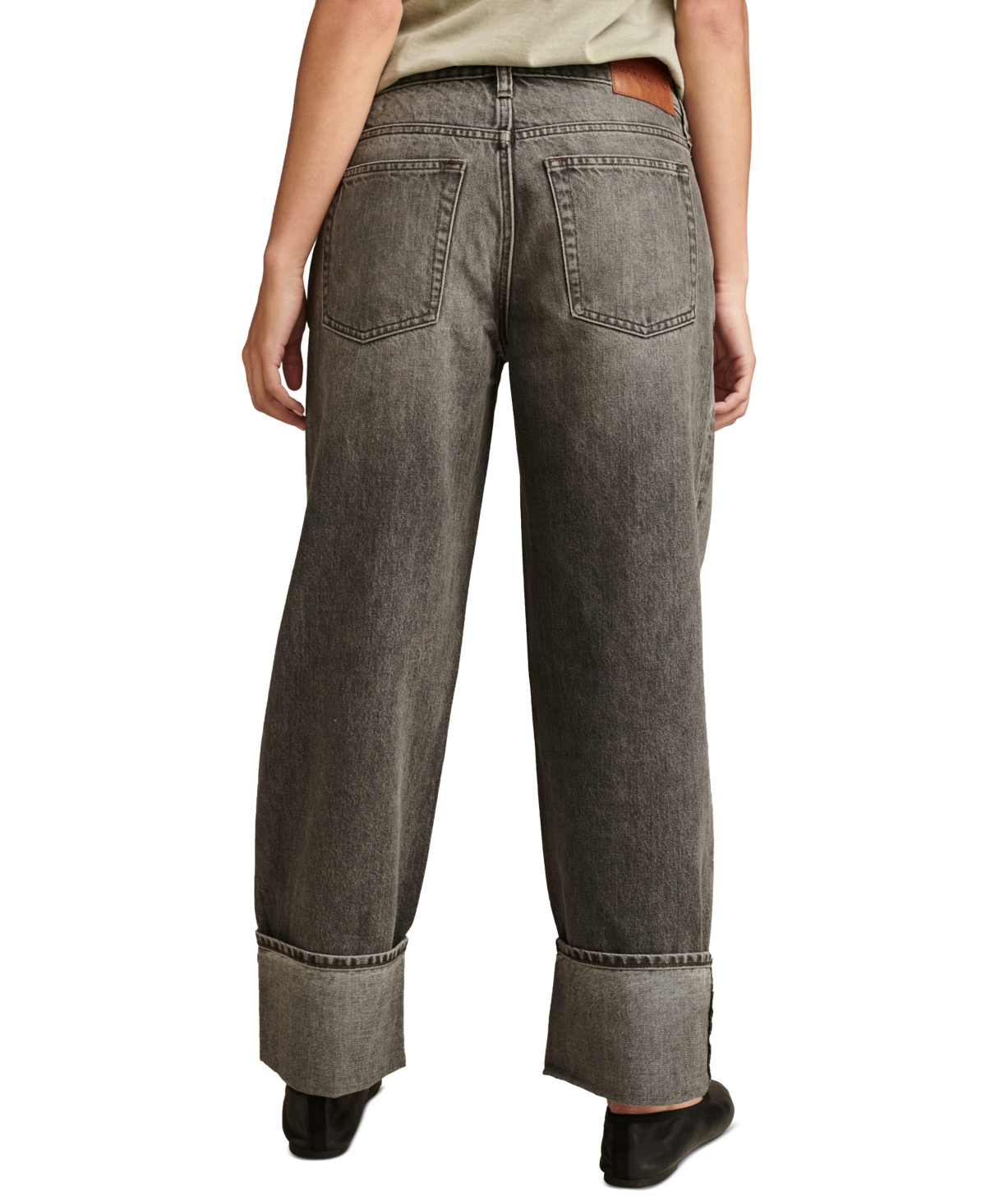 Shop Lucky Brand Women's The Baggy Jeans In Eclipse