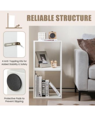 Cube Storage Organizer Set of 2-White