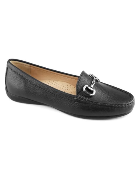 Женские туфли Marc Joseph New York Carter Road Slip On Comfort Buckle Loafer, цвет: Чёрный