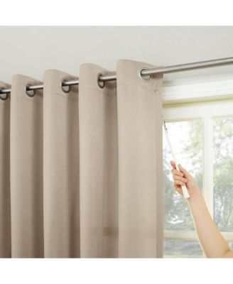 Grant Room Darkening Grommet Sliding Patio Door Curtain Panel