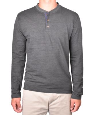 Vintage 1946 - Men's Burn Out Slub Henley Shirt