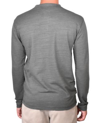 Vintage 1943 Men's Burn Out Slub Henley Shirt