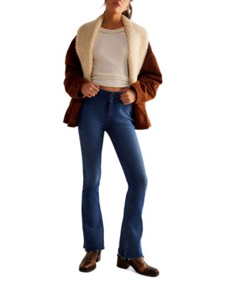 Sam Slide Slit Boot Cut Jeans