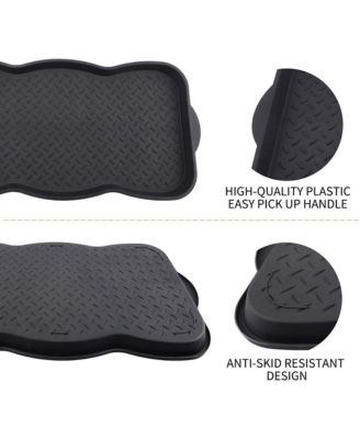 Multi-Purpose Plastic Boot &amp; Shoe Tray, 29.75&amp;quot; x 15&amp;quot;
