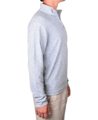 Men's Soft-Brushed Knit Quarter-Zip Sweater 