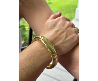 Polished Slide On Bangle Bracelet