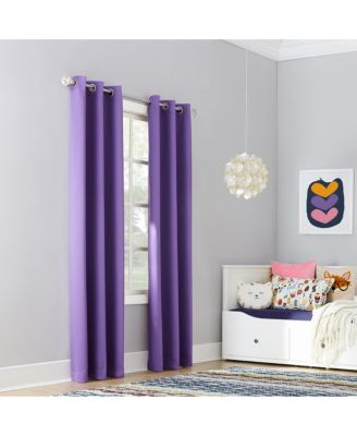 Riley Kids Bedroom Blackout Grommet Curtain Panel