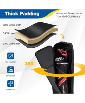 Soft-Sided Golf Travel Bag with Wheels