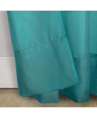 No. 918 Calypso Sheer Voile Rod Pocket Curtain Panel