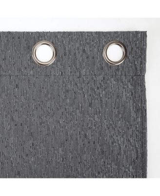 Noir Dimensional Thermal Extreme 100% Blackout Grommet Curtain Panel