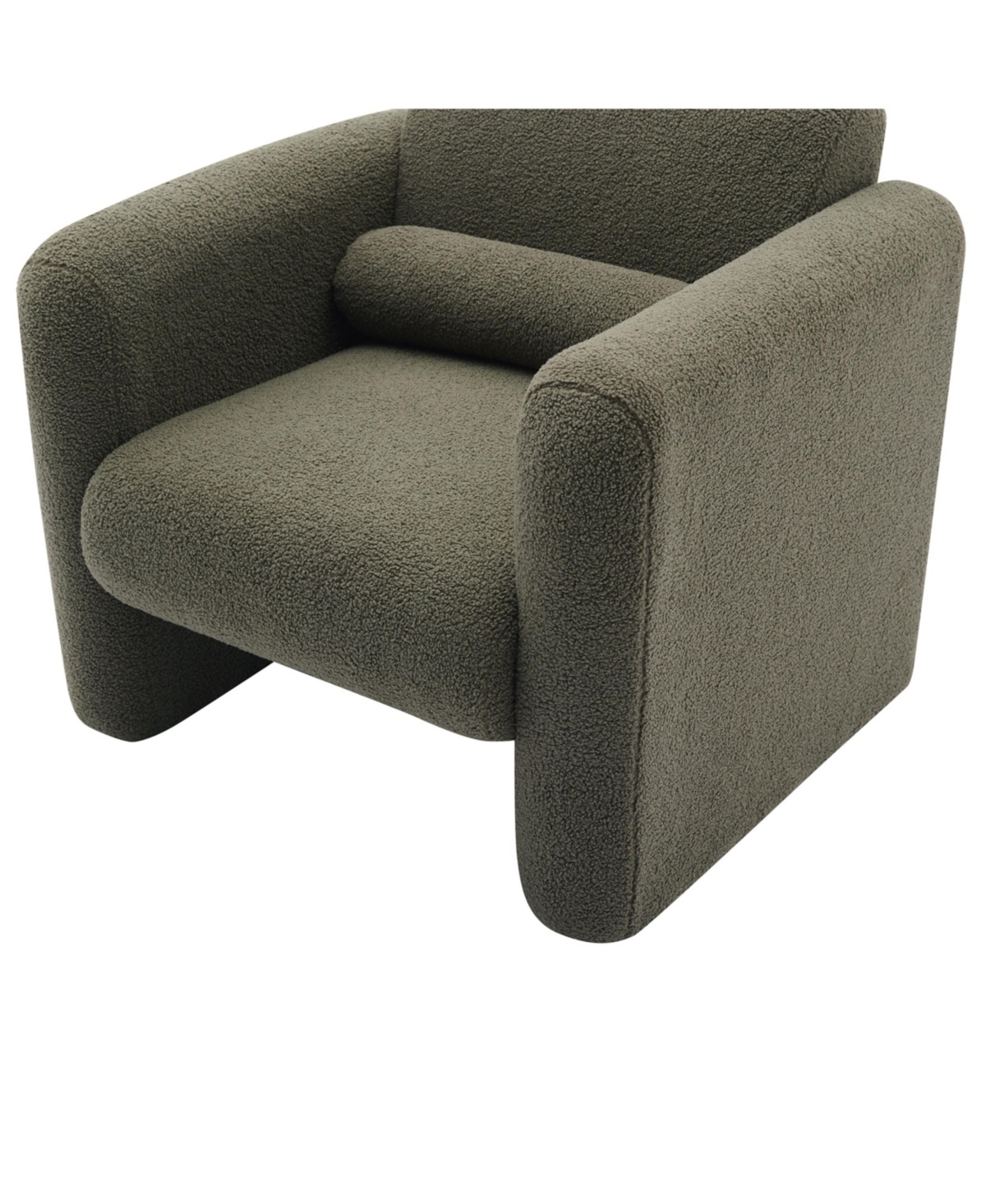 Streamdale Furniture Lambskin Sherpa Accent Armchair for Comfort