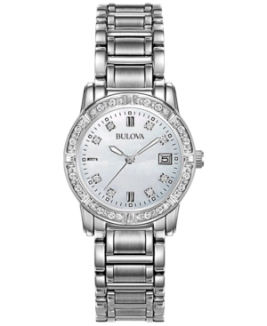 UPC 042429441514 product image for Bulova Women's Stainless Steel Bracelet Watch 26mm 96R105 | upcitemdb.com