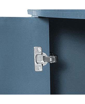 Modern Curved Cabinet with Storage