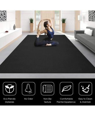 Large Yoga Mat 6' x 4' x 8 mm Thick Workout Mats