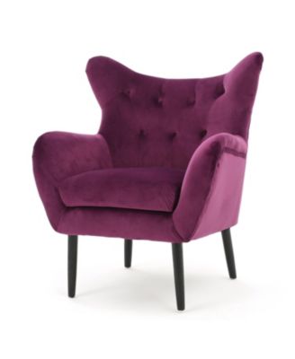 Set of 1 Alyssa Mid-Century Velvet Arm Chair Comfort And Glamour In One