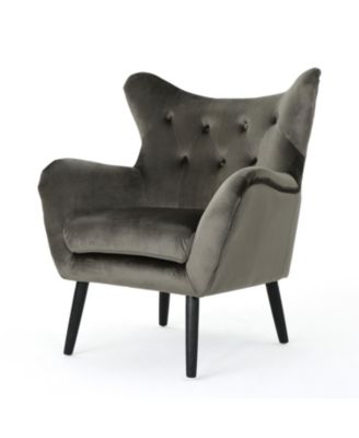 Set of 1 Alyssa Mid-Century Velvet Arm Chair Comfort And Glamour In One