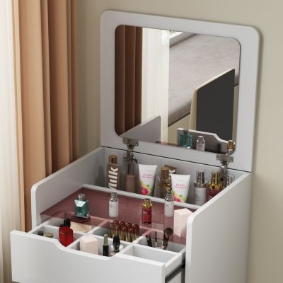3-in-1 Vanity Desk with Mirror and Drawers