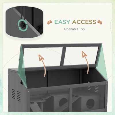 Wooden Hamster Habitat with Accessories