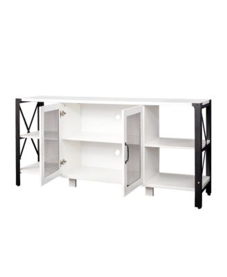 Industrial Farmhouse TV Stand for Living Room & Bedroom