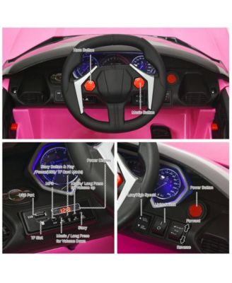 12V 2.4G RC Electric Vehicle with Lights-Red