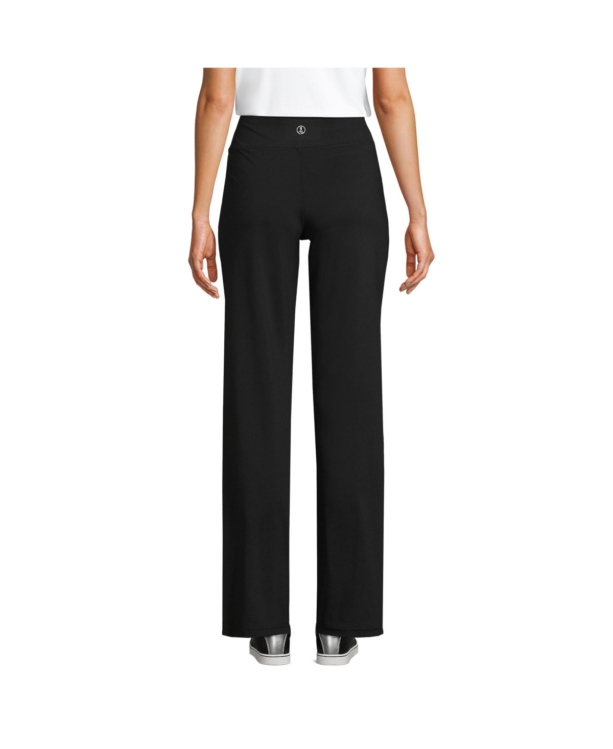 Lands' End Women's Tall Active Hi Impact High Rise Straight Leg Pants