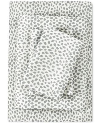 Microfiber Easy Care Printed 4-Pc. Sheet Set, Queen