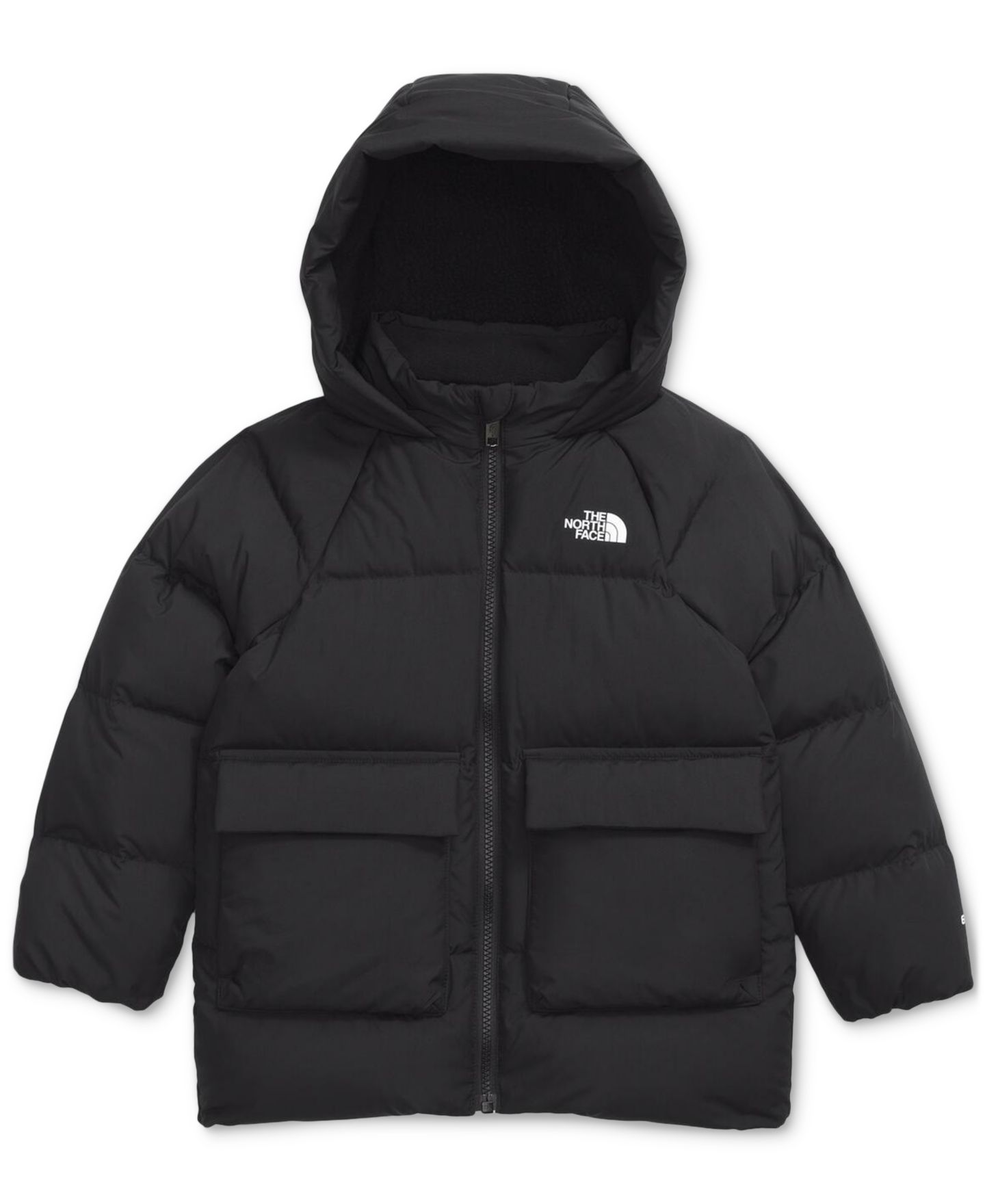 Куртка The North Face North Quilted Fleece-Lined Full-Zip Hooded Down Parka для девочек, цвет: Чёрный — фото 4