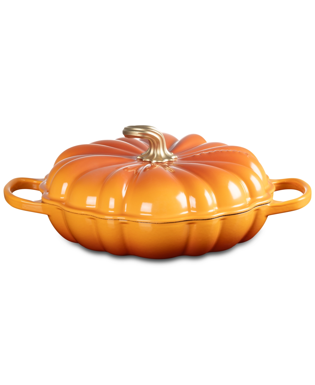 Le Creuset Enameled Cast Iron Signature Pumpkin Braiser, 2.75 Qt. In Persimmon