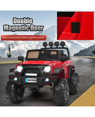 12V Kids Ride On Car with Remote Control and Double Magnetic Door