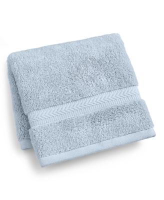 Hotel Collection Finest Elegance Luxury Turkish Cotton Washcloth, 13" x 13" - Ice Blue, Washcloth