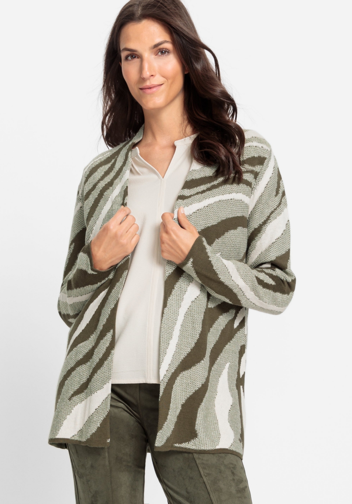 Olsen Women's Open Front Cardigan
